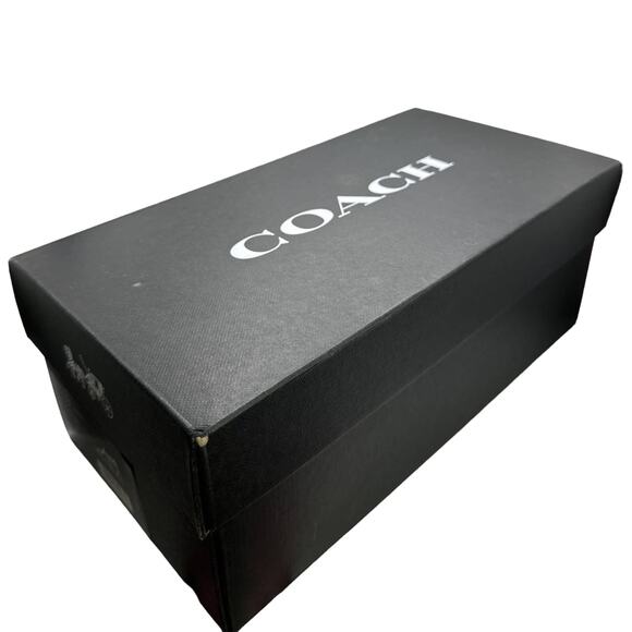 NIB COACH Shoulder Lydia Sandals Black Leather Size 6.5B - Picture 10 of 10